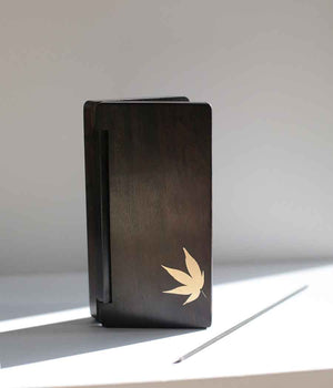 Portable wood incense burner | opened